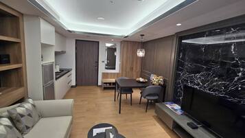 Vista frontal de la propiedad