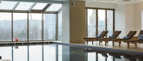 Indoor pool, outdoor pool