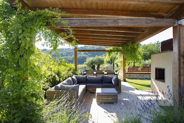 Terrasse sur le toit