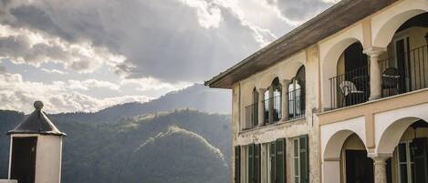 Blick von der Unterkunft