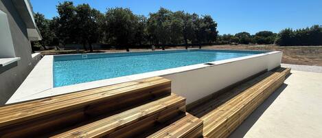 Seasonal outdoor pool