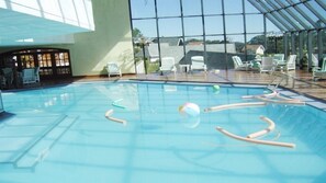 Indoor pool, a heated pool