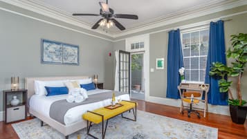 2 habitaciones, tabla de planchar con plancha y internet