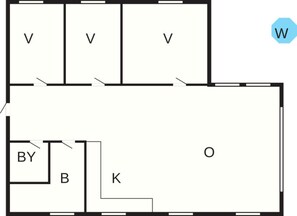 Casa | Planta do andar