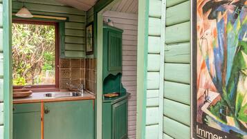 Vue depuis lâhĂ©bergement