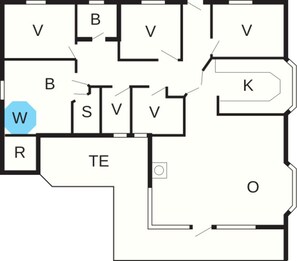 House | Floor plan - Modern Retreat by Water - By Traum Ferienwohnungen (Borkop)