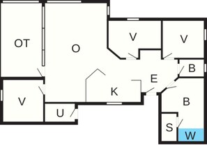 House | Floor plan - 6 Person Holiday Home in Hadsund-by Traum (Hadsund)