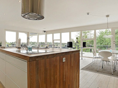 Modern Holiday Home in Brovst with Hot Tub