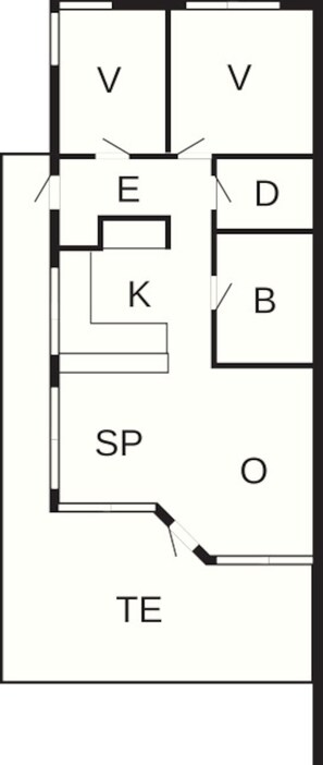Floor plan - Idyllic Holiday Home in Tranekær near Sea (Tranekaer)