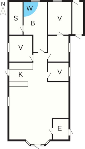 Casa | Planta do andar
