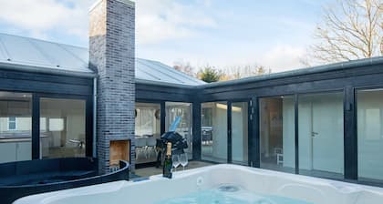 Modern Holiday Home in Glesborg With Swimming Pool