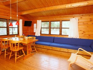 Living room - Idyllic Holiday Home in Laeso Denmark on Natural Plot (Læsø)