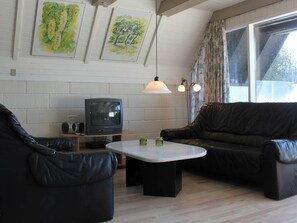 Living room - Countryside Holiday Home in Blåvand near Sea (Blavand)