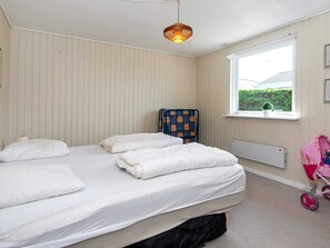 2 bedrooms, individually furnished, cribs/infant beds