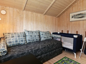 Living room - Serene Holiday Home in Bogø by With Roofed Terrace (Bogø By)