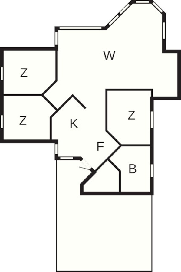 House | Floor plan - 6 Person Holiday Home in Storvorde-by Traum (Storvorde)