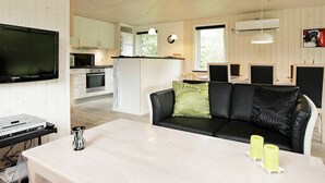 Living room - Quaint Holiday Home in Tarm Jutland With Large Terrace (Tarm)