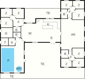 独立别墅 | 楼层平面图