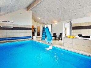 House | Pool | Indoor pool, outdoor pool - Spacious Holiday Home in Glesborg near Ocean (Glesborg)