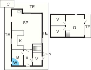 独立别墅 | 楼层平面图