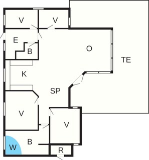 House | Floor plan - Luxury Spa Retreat in Lokken - By Traum Ferienwohnungen (Lokken)