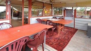 Outdoor dining - 5 Person Holiday Home in Ans By (Ans)