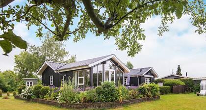 Vintage Holiday Home in Rønde Amidst Greenery