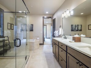 Bathtub, hair dryer