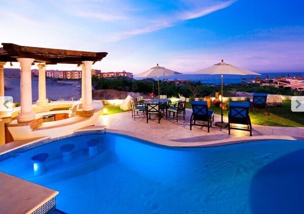 Indoor pool, outdoor pool - House looking over the ocean with private pool and all the luxary you could want (Cabo San Lucas)