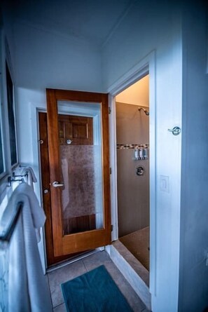 Shower, hair dryer