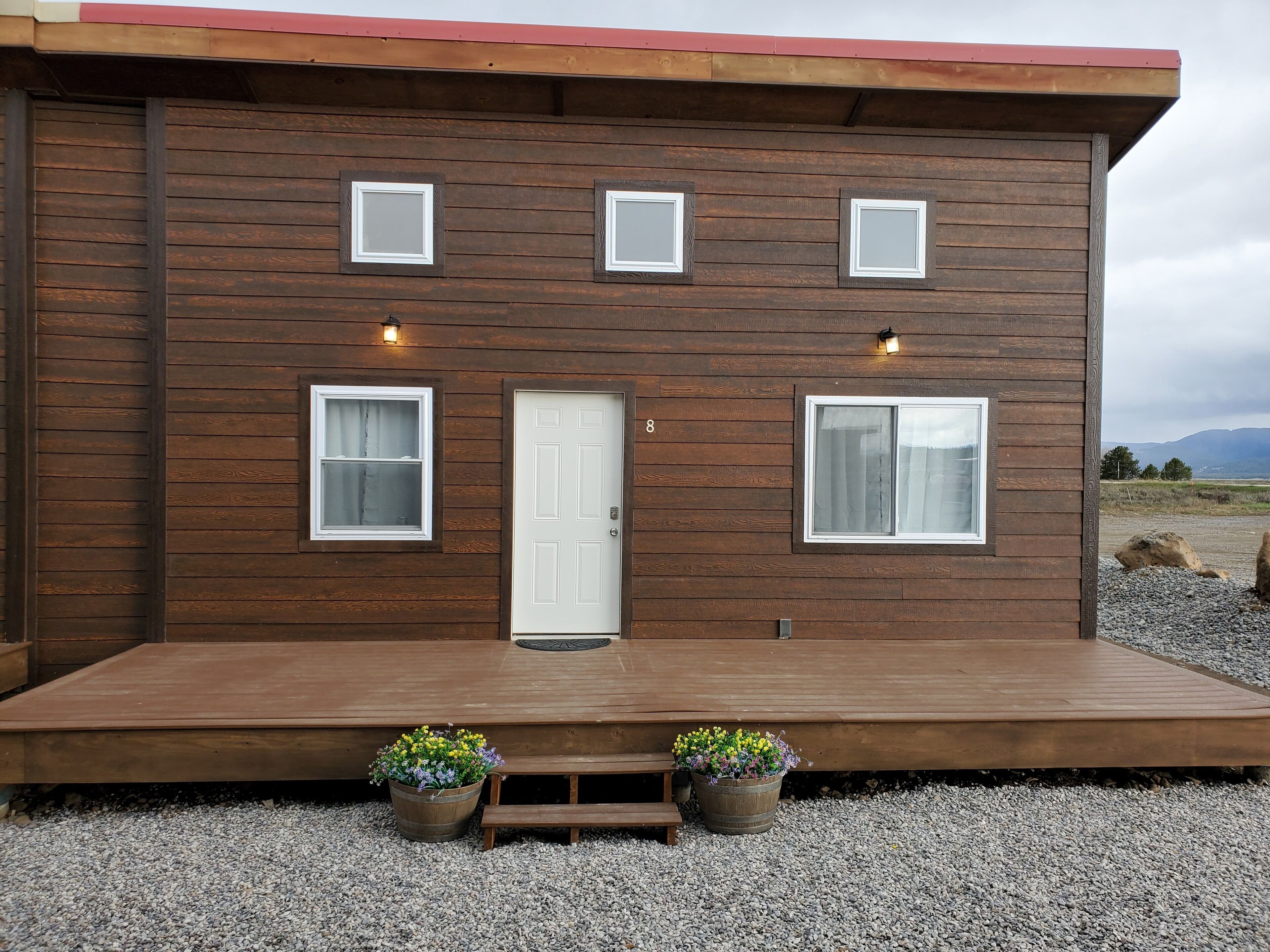 Newly built cabins across from World-Class Fly Fishing on Henry's Fork River