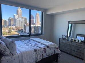 2 bedrooms, in-room safe, iron/ironing board, WiFi