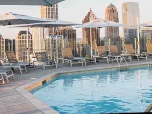 Indoor pool, outdoor pool