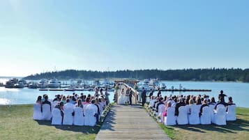 Zona para bodas al aire libre