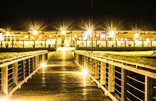 Front of property - evening/night