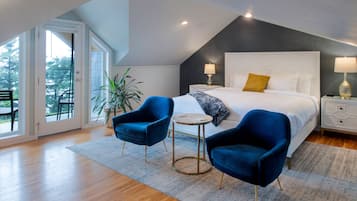 Habitació Elite, 1 llit de matrimoni gran, no fumadors, vistes a l'oceà | Llençols de cotó egipci i roba de llit d'alta qualitat