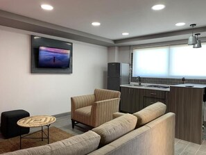Colorfull 1BR TJ Border Suites 06 | Living area | 32-inch Smart TV with digital channels, TV