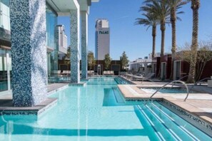 Pool - Strip View! Luxurious Studio at Palms Place - 10 (Las Vegas)