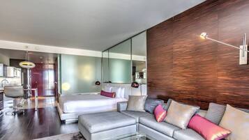 1 sovrum, skrivbord, strykjärn/strykbräda och wi-fi