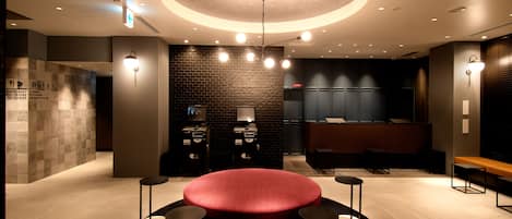 Sitteområde i lobbyen