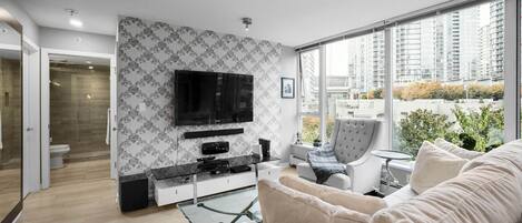 Smart TV, video games, DVD player