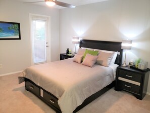 2 bedrooms, in-room safe, iron/ironing board, free WiFi
