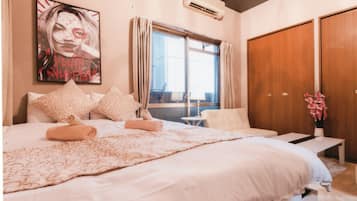 Soundproofing, iron/ironing board, free WiFi, bed sheets