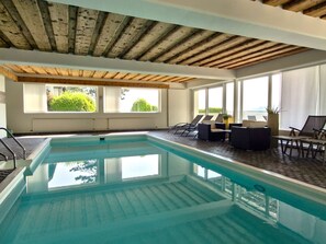 Indoor pool, a heated pool