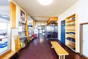 Interior entrance