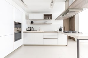 Oven, stovetop, dishwasher, high chair