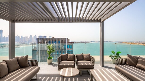 Unclassified image, 1 of 19, button - Lavish 1BR Apartment With 2 Balconies - Palm Jumeirah (Dubai)