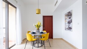 Dining - Bright & Lively 1BR Apartment With Marina Views (Dubai)