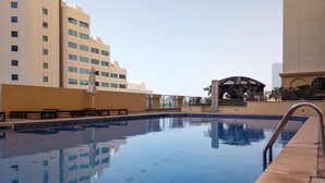 Pool - Elegant + Upscale 3BR in JBR With Full Sea Views! (Dubai)