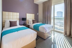 2 bedrooms, laptop workspace, iron/ironing board, WiFi